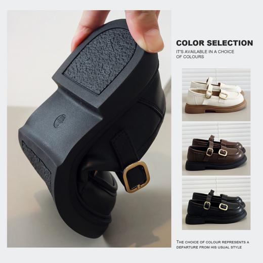 【洋气好看❗️软皮公主小皮鞋】轻盈软糯，透气舒适，新款复古轻便软底玛丽珍演出鞋子 商品图2