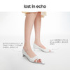 lost in echo2024春季新款设计师品牌尖头镂空露趾低跟浅口单鞋女 商品缩略图2