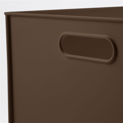 Ｎ（Ｗ）塑料收纳篮QUARTER -DBR 商品图4