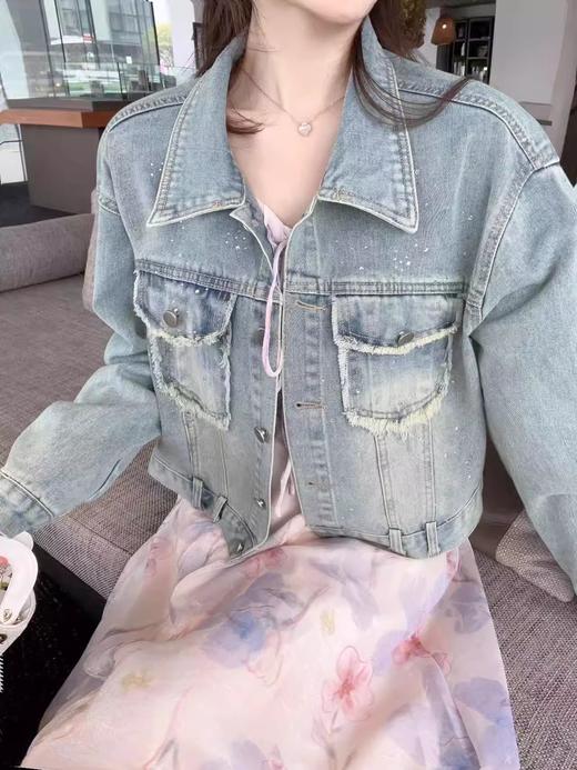 张心子【明月松涧】仙气名媛风立体蝴蝶刺绣套装两件套 U2402002 商品图11