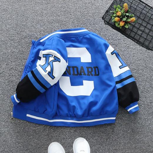 男童外套春秋款韩版中大童装男孩夹克运动服2024春季新款儿童上衣 商品图1