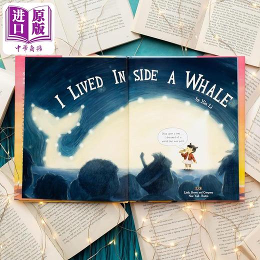 【中商原版】鲸鱼内的小房子 Xin Li I Lived Inside a Whale 英文原版 儿童绘本 图画故事书 精装精品绘本 进口图书 4-8岁 商品图2