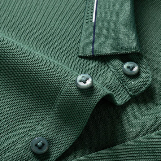 【经典款】罗蒙春秋男士仿丝光polo衫男长袖t恤男商务男士polo衫长袖 商品图7