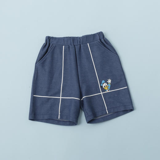 【商城同款】迪士尼新款夏季男童唐老鸭潮帅短裤232DK0530 商品图3