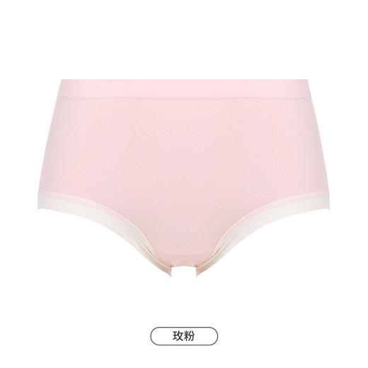 都市丽人基础系列宽版包覆内裤女无缝面料女士内裤中腰三角内裤LK42A4 商品图10