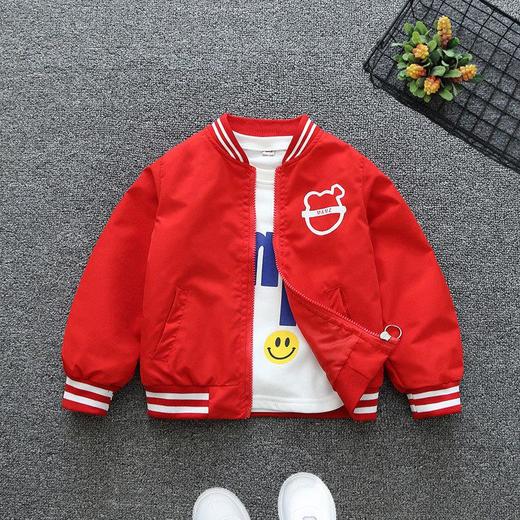 童装男童春装外套儿童帅气冲锋衣2024新款洋气百搭上衣春秋薄款女 商品图3