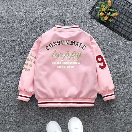 童装女童春装外套春秋款棒球服2024新款儿童春季上衣中大童洋气装 商品图2
