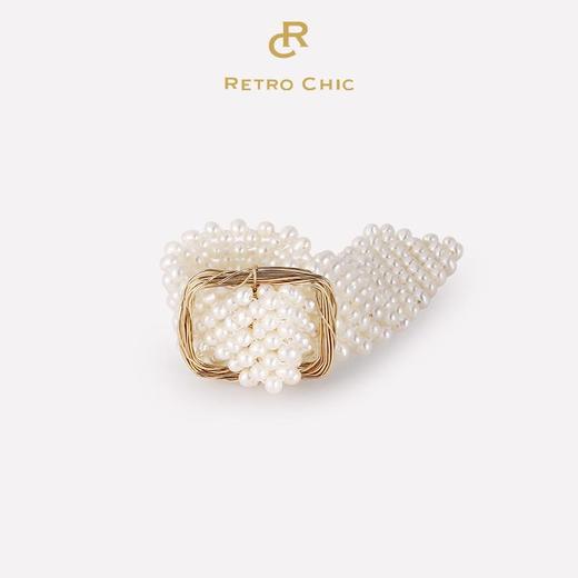 Genuine Pearl珍珠系列 ｜编织网戒指 商品图0