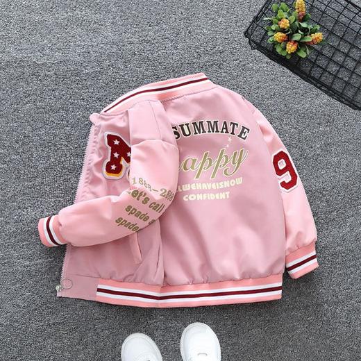 童装女童春装外套春秋款棒球服2024新款儿童春季上衣中大童洋气装 商品图0