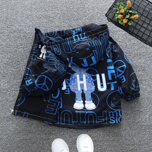 男童连帽1春装外套2024新款春秋韩版中大儿童12宝宝洋气夹克潮 商品图0