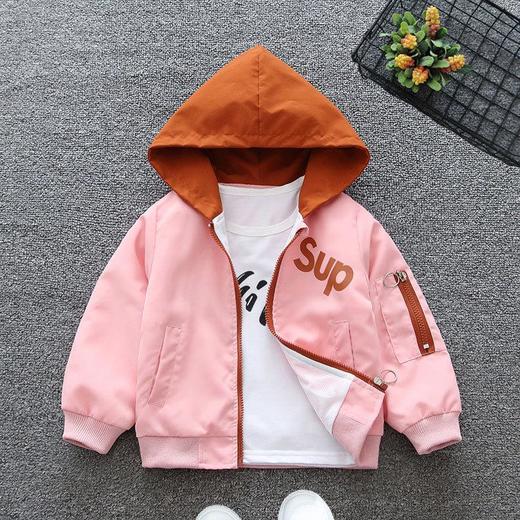 女童外套2024新款棒球服儿童春装网红小女孩炸街卡通夹克长袖上衣 商品图2