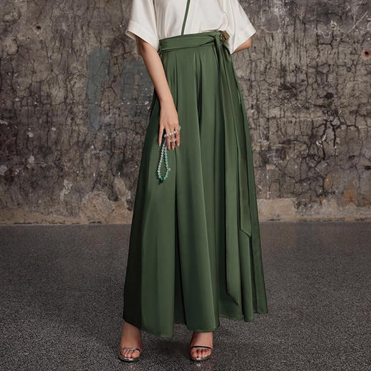 裁缝学苑AS204汉服女改良宋裤国风通勤阔腿裙裤纸样女装裤子打板 商品图1