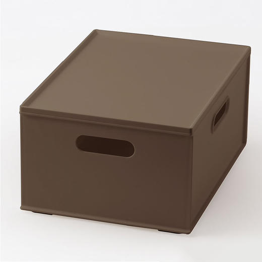 Ｎ（Ｗ）塑料收纳篮QUARTER -DBR 商品图2