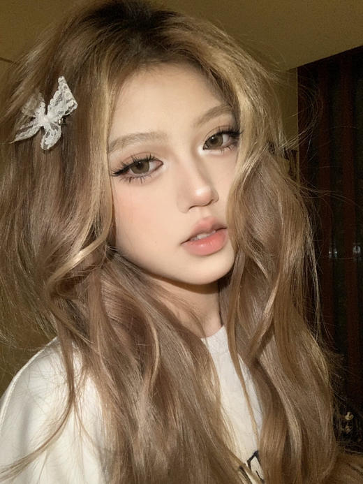 【大直径】Moonenleen-生姜裸米--14.3mm【年抛 0-1000度 无525/575】 商品图3