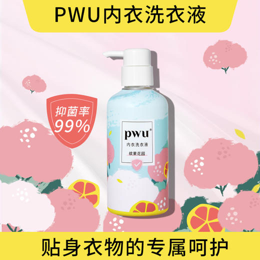 PWU朴物大美内衣洗衣液（缤果花园）300ml*2瓶 商品图0