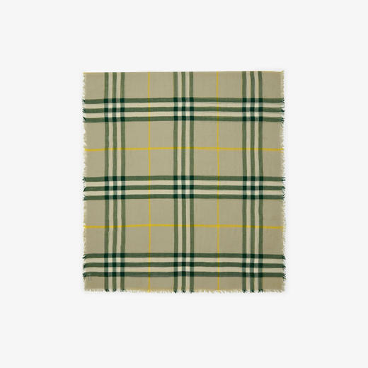 BURBERRY 巴宝莉 男女通用格纹羊毛围巾 格子 8080099 B7311 商品图0