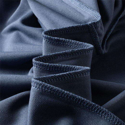 【撞色领】罗蒙春秋款男士仿丝光polo衫男长袖t恤男商务男士polo衫长袖 商品图10