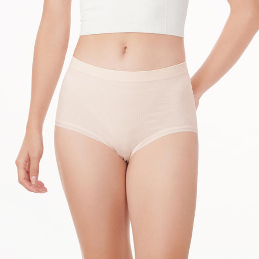 都市丽人塑身轻塑美臀收腹提臀内裤女无缝面料女士内裤高腰平角内裤LK44A1 商品图1