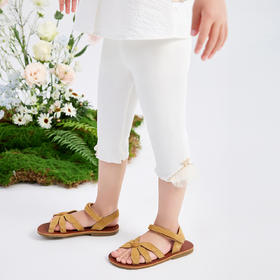 笛莎Deesha 2024夏季新款简约打底裤