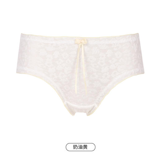 都市丽人基础系列蕾丝网布内裤女提花女士内裤低腰三角内裤LK43A4 商品图10