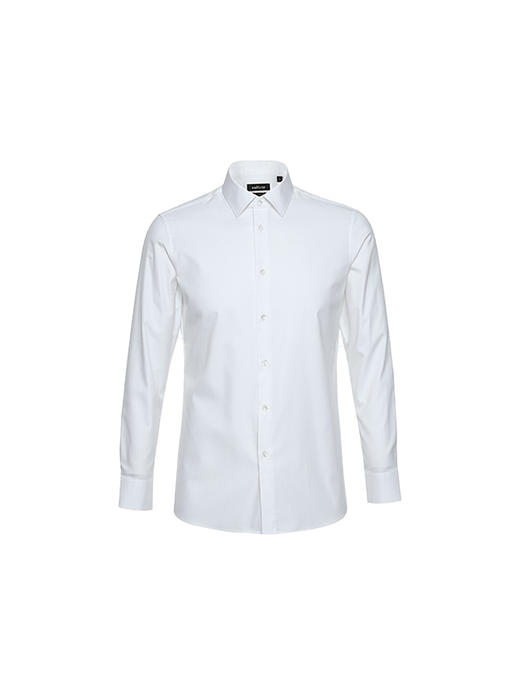 callisto白色纯棉长袖衬衫 STSTL176H 商品图3