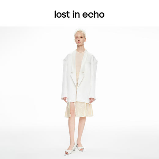 lost in echo2024春季新款设计师品牌尖头镂空露趾低跟浅口单鞋女 商品图1