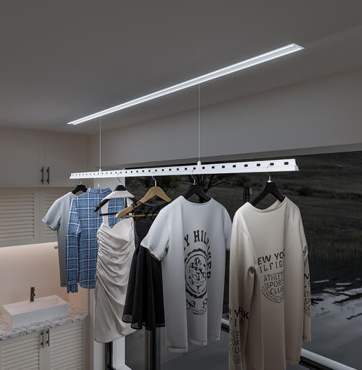 高颜值晾衣架A006（带晾被杆） 商品图4