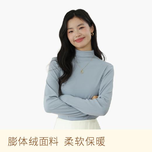 89/3件【壳木 糯叽叽打底衫】  圆领中领膨体绒面料软糯亲肤遮肉显瘦百搭不挑人 商品图0