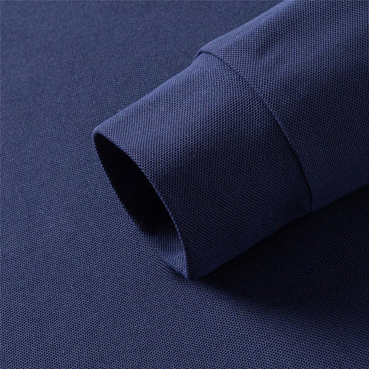 【撞色领】罗蒙春秋男士仿丝光polo衫男长袖t恤男商务男士polo衫长袖 商品图8