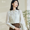 剩XL/XXL 米思阳2026春季新款别致设计感天丝衬衫搭配宽松纯色气质上衣0295 商品缩略图0