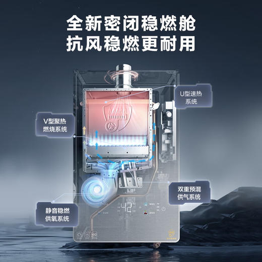 海尔（Haier）16升燃气热水器天然气 水气双调恒温家用智能 JSQ31-16FXE-FJXGU1 * 商品图2