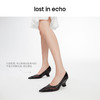 lost in echo2024春季新款设计师品牌尖头割线条拼接异形跟单鞋女 商品缩略图4