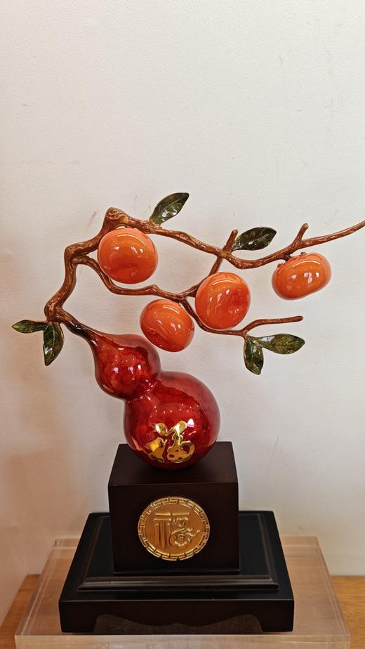 摆件事事如意黄铜  万事葫芦  福禄事事如意24*10*30cm 商品图0