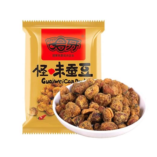 哈牙怪味蚕豆新款袋装胡豆坚果零食怪味豆兰花豆蚕豆小吃500g散称小包装 商品图4