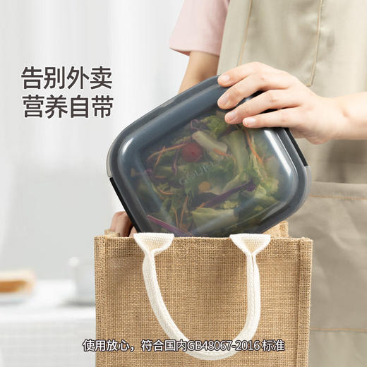 日本GOURLAB岩谷烹调盒微波炉专用加热碗餐盒耐高温收纳蒸盘便当 whjc 商品图3