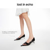 lost in echo2024春季新款设计师品牌尖头镂空露趾低跟浅口单鞋女 商品缩略图4