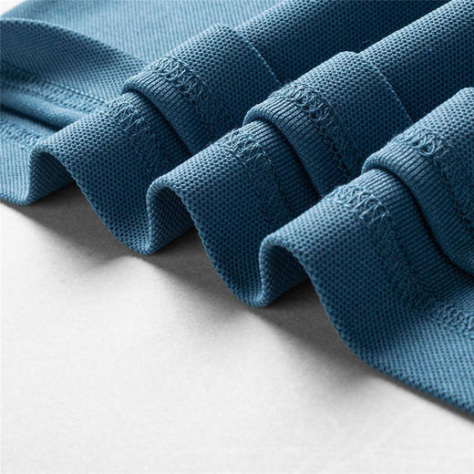 【福利款】罗蒙春秋男士仿丝光polo衫男长袖t恤男商务男polo衫长袖 商品图8