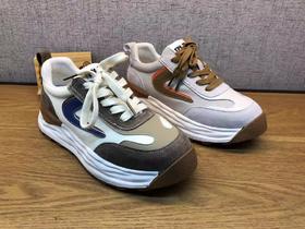 豪行2022年春季新品时尚潮流简约休闲运动女鞋22109602专柜正品