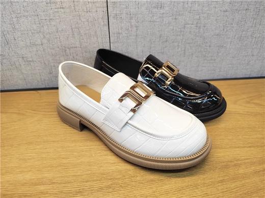 2022豪行春季新款22101501真皮时尚休闲低跟女鞋单鞋皮鞋专柜正品 商品图2