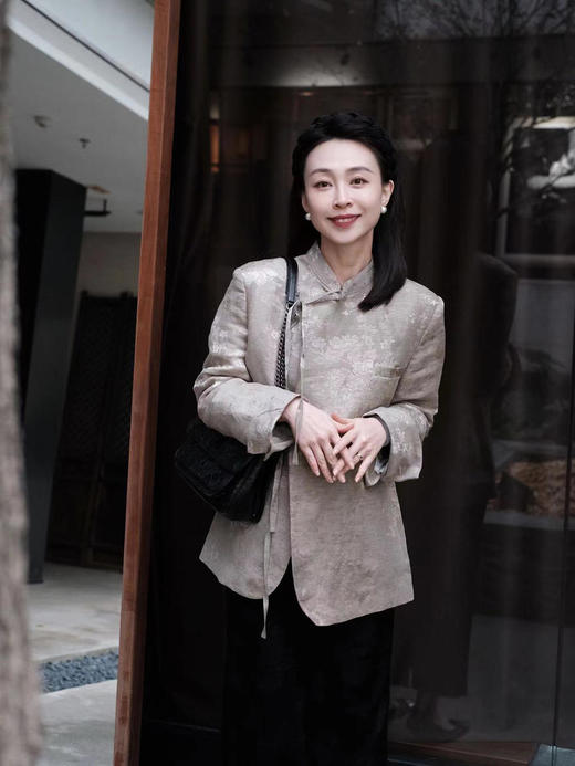 盛唐牡丹 |繁花似锦丝麻西装外套 商品图5