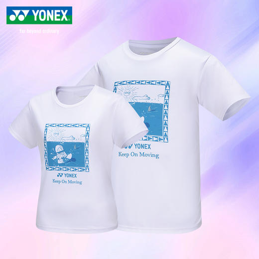 YONEX尤尼克斯羽毛球服短袖115054BCR 215054BCR男女款羽毛球服短袖[特惠清仓] 商品图0