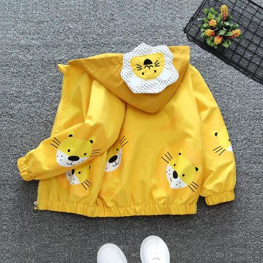 女童宽松连帽外套春装2024新款韩版儿童春秋时髦上衣潮童装短款薄 商品图2