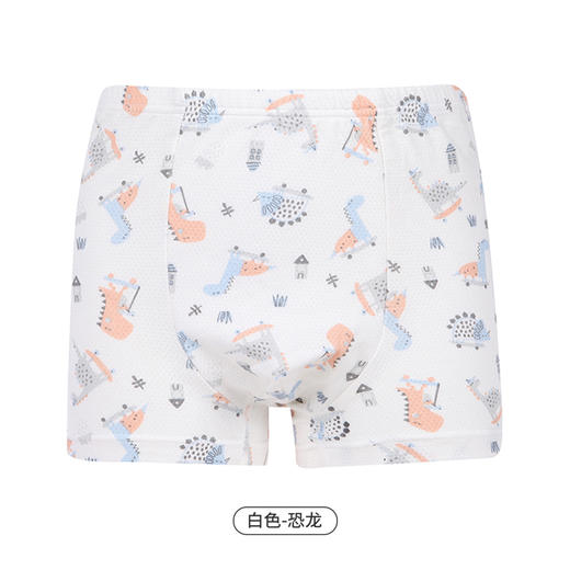 都市丽人眯雅佳基础系列纤柔绵男童内裤男童人棉童装内裤平角裤平角男童内裤JK4B04 商品图9