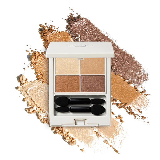 NaturaGlace天然矿物植物持妆四色珠光眼影盘孕妇彩妆 商品图7