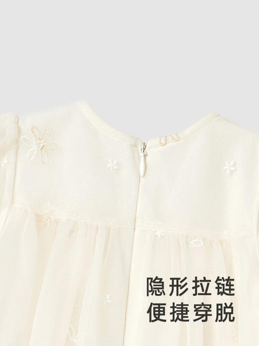 英氏婴儿连体衣可爱女宝网纱公主裙蛤夏装哈衣2024新款YRHBJ2Q365A 商品图1