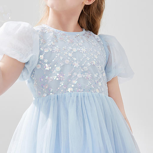 笛莎Deesha 2024年新款渐变网纱连衣裙 商品图3