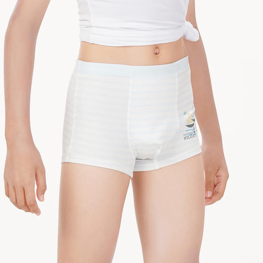 都市丽人眯雅佳基础系列舒肤棉男童内裤男童纯棉童装内裤平角裤平角男童内裤JK4B01 商品图2