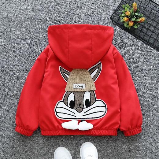 女童春秋连帽外套2024新款儿童春装小男孩洋气风衣夹克潮上衣韩版 商品图4