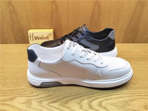 2022豪行春季新款12123591纯皮牛皮运动休闲男鞋单鞋皮鞋专柜正品 商品图1