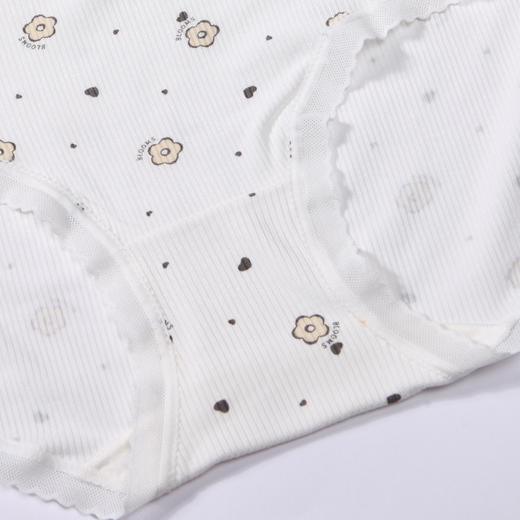 都市丽人基础木代尔系列纤柔绵内裤女人棉女士内裤低腰平角内裤LK45B4 商品图7